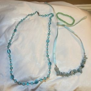 Turquoise Necklaces and Bracelet